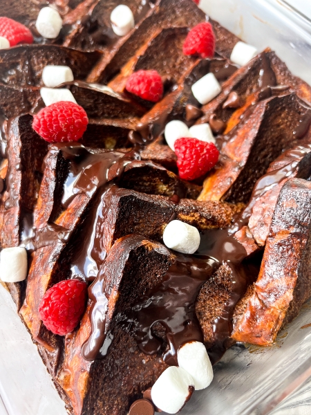 Chocolate French Toast Casserole